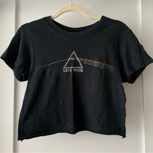 Pink Floyd 1973 Tour Black Vintage Baby Tee